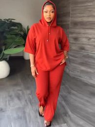 Women's Two Piece Pants 2 Pieces Sets Spring Hooded Pullover Suit Tops And Suits Set Tracksuit Sweatshirt Outfit
