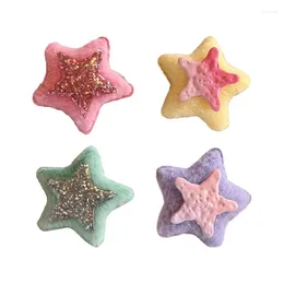 Hair Clips Sequins Colour Star Hairpin Clip Bangs Broken Accessories 634D