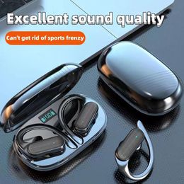 Earphones TWS Earphones Noise Reduction Waterproof Bluetooth 5.3 Stereo Headset Touch Control Wireless Earbuds Digital Display Earbuds