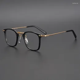 Sunglasses Frames 2024 Fashion Style Elegant Vintage Round Alloy Glasses Frame Men Women Designer Retro Prescription Eyewear