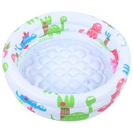 Round Inflatable Baby Toddlers Swimming Pool Portable Inflatable Children Little Pump Cartoon Dinosaur Pool Indoor Outdoor for 240112