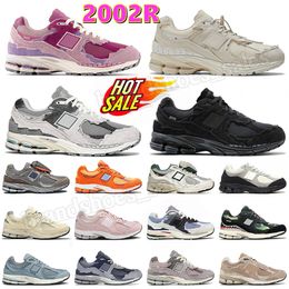 Designer 2002R New Balanace Shoes Running Mens Women Protection Pack Pink Sandstone Phantom Rain Cloud New Blance 2002r Sneakers On Clouds Trainers Outdoor Shoe