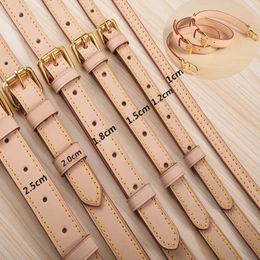 63CM-140CM Genuine Leather Replacement Belt Crossbody Strap Purse Handles Luxury Adjustable Shoulder Strap Women Bag Accessorie 240112