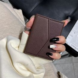 High Quality Wallet Woman Genuine Leather Luxury Fashion Vintage Credit ID Card Holder Card Case Coin Purse Card Bag Cell Phone Pouches coin pockets Change bag