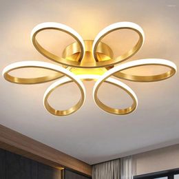 Ceiling Lights Modern LED Flower Home Lighting 12W Flush Mount Lamp For Bedroom Living Room Corridor Light