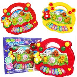 Baby Kids Musical Piano Toys Learning Animal Farm Developmental Educational Music Instruments For Children 240112