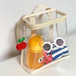 Bags Children Transparent Backpacks Girls Boys Street Shooting Outdoor Snacks Toys Glitter Sequins Backpacks Kids Swimming Beach Bag