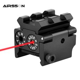 Pointers Tactical Mini Red Dot Laser Sight with Picatinny Weaver Rail Mount for Pistol Handgun Gun Rifle Laser Pointer Hunting Accessory