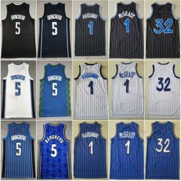 ed City Basketball Paolo Banchero Jersey 5 Tracy McGrady Penny Hardaway 1 Men Team For Sport Fans Classic Statement Association Earned Black Blue WHite