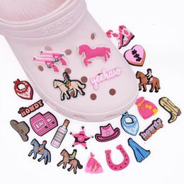 Diy decoration clog charms shoe flowers part accessories fashion shoe buckle pvc soft rubber cro c charms gift