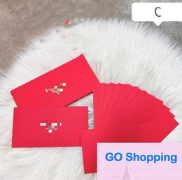 Classic Red Envelope Advanced Gift Creative New Year Gift High-End Red Pocket for Lucky Money Cute Cartoon Children's Collection