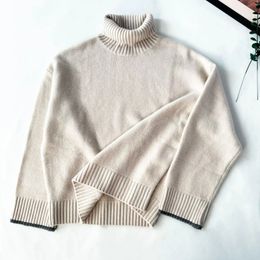 Autumn Women Fashion High-end Casual All-match Sweater 240113