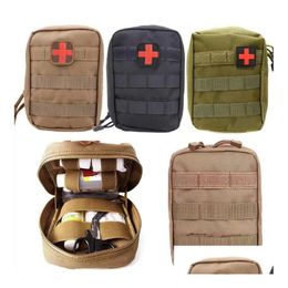 First-Aid Packets First Aid Emt Bags Tactical Ifak Medical Molle Pouch Military Utility Med Emergency Edc Pouches Outdoor Survival K Dhm4G