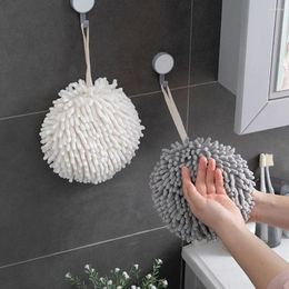 Towel Chenille Hand Absorbent Quick-drying Handball Home Kitchen Bathroom Hanging Ball Microfiber