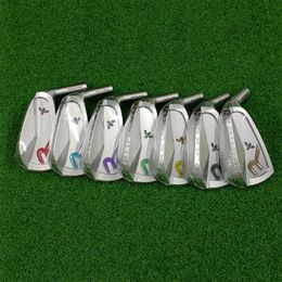 Roddio Little Bee Golf Clubs CC FORGED Soft Iron sliver or Black Forged Iron Set 4 5 6 7 8 9 P 7pcs only head 240112