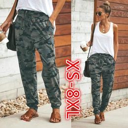 Women's Pants 2024 Women Fashion Loose Casual Camouflage Printed Harem Trousers Long Autumn Summer XS-5XL