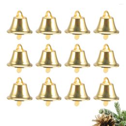 Party Supplies Small Gold Bells Mini Crafts 120Pcs 14Mm Christmas Jingle Decorative Bell Xmas Tree