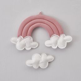 Baby Bed Around Bumper Bar Crib Cot Room Clouds Accessories For Infant Baby Bedding Set Toys Kids Crib Pendant 240112