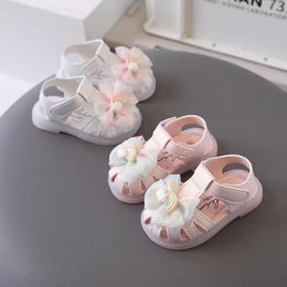 Sandals Cute Baby Summer Girls First Walking Shoes Toddler Infant 1-4 Years Princess Breathable Birthday H01052