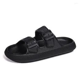 Sandals 2024 Fashion Unisex Slippers Women Men Couple Waterproof Bathroom Summer Beach Non-Slip Indoor Home Soft Sole Loafer