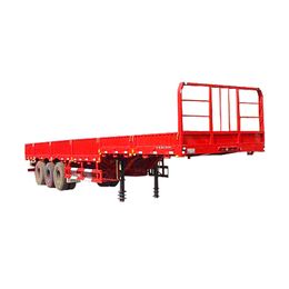 LJM9401 panel semi-trailer , G700 high strength steel, construction machinery transport vehicle, tractor, container flat transport semi-trailer