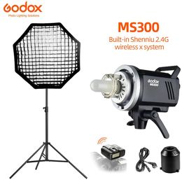 Accessories Godox Ms300 Studio Flash Strobe Light Monolight 300ws 2.4g Wireless X System Gn58 5600k 150w Modelling Lamp Bowens Mount