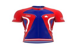 Racing Jackets 2021 Cuba Men And Women Classic Cycling Team Short Sleeved Bike Road Mountain Race Clothing Outdoor Jersey6909244