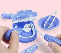 Intelligence toys 9Pcs/Set Kids Educational False Teeth Toys Preschool Teang Brushing Game ldren Toy Pretend Play Medical Tools Funny Toysvaiduryb