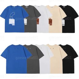 Summer T Shirt For Man Designer Tshirt stone men clothes High Quality Plus Size Short Sleeved Pure Cotton island T-shirt Breathable Varsity Outdoor Tshirts 5 Colours