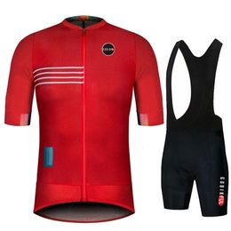 Cycling Jersey Set Men Summer Clothing Road Bike Shirts Suit Bicycle Bib Shorts MTB Ropa Ciclismo Maillot 240113