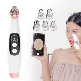 Mini Micro Camera Visual Blackhead Removal Acne Dead Skin Deep Cleaning Black Spots Strong Vacuum Suction Device 240112