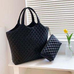 2024 Designer Bag Top Quality s Large Capacity 1983 Beach Bags Handbags Shopping Purse Ling Ge Famous Leather for Ladies Foldable Clutch Totes Sizes 35CM