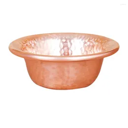 Wine Glasses Durable Round Offering Bowl Copper Container Portable Water