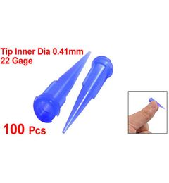 WholeNew Plastic Dispensing Needle Tip 22 Gauge 041mm Opening Size Blue8628694