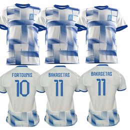 Soccer Jerseys 2023- 24 European Cup BAKASETAS MASOURAS PAVLIDIS Greece Football Shirts National Team FORTOUNIS GIAKOUMAKIS MAVROPANOS TSIMIKAS Jersey