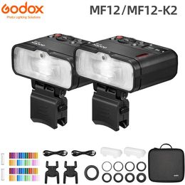 Accessories Godox Mf12 K2 Ro Flash Light 2.4ghz Wireless Control Builtin X System Ttl Flash Speedlite with Color Filter Mf12 Ro Light