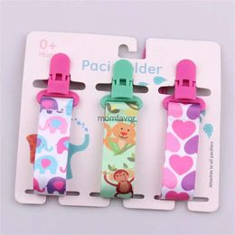 New Baby Teethers Toys 1/3Pcs/Set Pacifier Clip For Babies Ribbon Dummy Soother Holder Chains Anti-drop Chain Girl Boy Baby Accessories Dropshipping