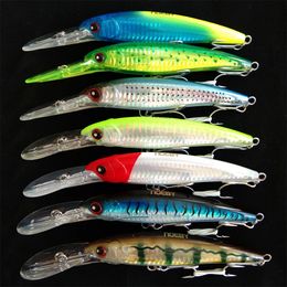 Noeby 7pcs Slow Sinking Minnow Fishing Lure Aritificial Wobblers Hard Baits Pesca Fish Wobbler Tackle 240113