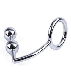 Anal Hook Stainless Steel With Ball Hole Metal Butt Plug Anal Dilator Sex Toys for Men Women 404550mm6232506