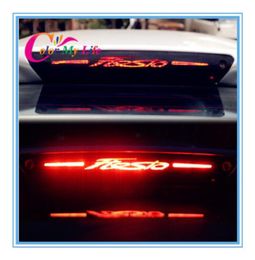 Hot selling 3D carbon fiber brake light sticker High Rear Lights sticker case For Fiesta hatchback sedan AP-0183331808