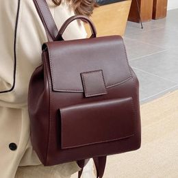 School Bags Genuine Leather Backpack For Women Fashion Travel Bagpack High Quality Casual Mochilas Para Mujer Girls