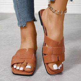 Sandals Summer Women Slippers Fashion Beach Flats Shoes 2024 Casual Dress Walking Flip Flops Open Toe Slides Mujer Zapatos