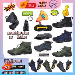 Designer Casual Platform Hiking Shoes Men Woman wear-resistant anti slip Rubber breathable soles Flat outdoor Training sneakers trainer runners Casual shoes