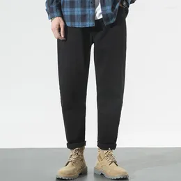Men's Jeans 2024 Autumn/Winter Fashion Plus Size Loose Haren Pants Boom Daddy Black Men Clothing