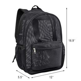 Bags 2023 New Fashion Household goods Storage Bag Backpack Mesh Backpack Fitness Club Swimming Travel Beach Outdoor Sports Camping Ea