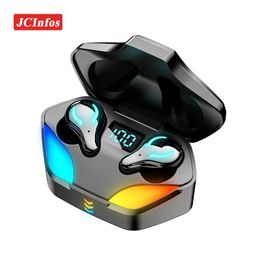 Earphones Wireless Bluetooth Earphone Gaming Low Delay Earbuds Handsfree Headset With Mic TWS Waterproof Touch Control Dual Mode Decoding