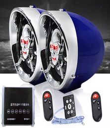 25 inch Motorcycle Motor Bluetooth Stereo Amplifier Antitheft Alarm Speaker Car HiFi Sound MP3 FM Radio USB Phone Charge7065791