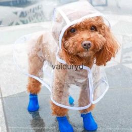 Dog Apparel Solid Pet Rain Coat for Small Medium Dogs Impermeable perro Puppy Dog Poncho Raincoat Poodle mascotas Clothes chubasquero perrovaiduryd