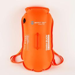 Bags Beach Swimming Bag Inflatable Swimming Buoy Life Bag Bolsa Impermeable Dry Bag Swim Diving Safety Signal Air Bag Inflate Ring