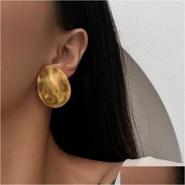 Dangle Chandelier Earrings Large Personalised Stainless Steel For Women 18K Gold Plated Unique Jewellery Christmas Geometric 2024 Trend Otfkc